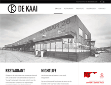 Tablet Screenshot of de-kaai.be